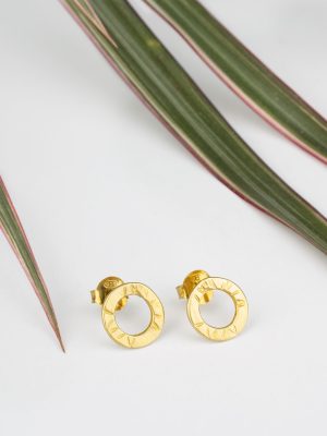 Barcelona round earrings