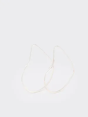 Pendientes redonda de hilo