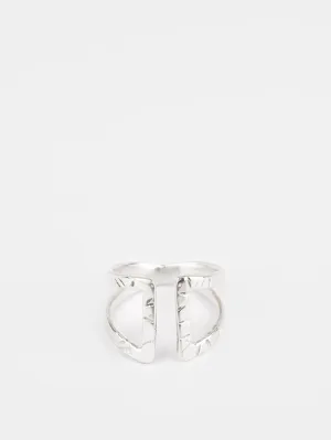 Anillo Barcelona cruzado