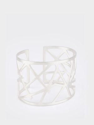 Crossed triangles bracelet
