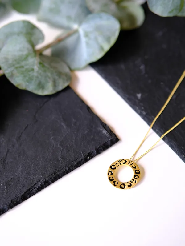 Collar cercle gran lleopard - Imatge 3