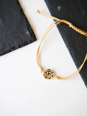 Pulsera placa leopardo