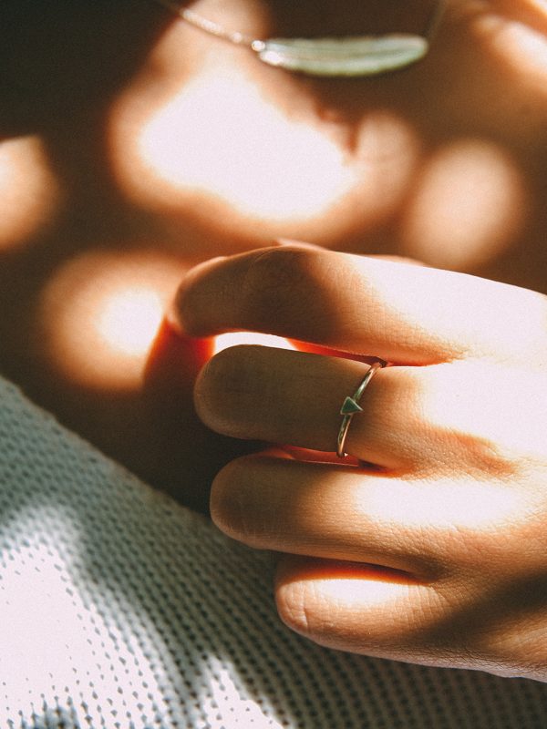 Anell triangle petit - Imatge 2