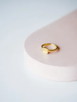 Anillo panot flor de Barcelona