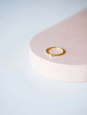 Anillo triángulo pequeño