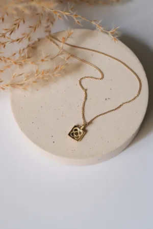 Collar panot flor de Barcelona pequeña