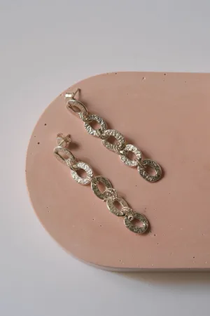 Pendientes martelé grueso